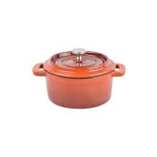 Cast-iron mini round cocotte set