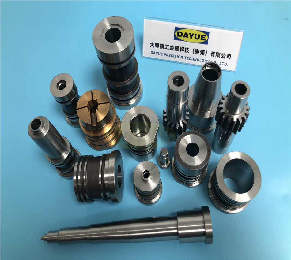 Packaging mold components Threaded pins machining