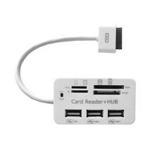 USB Card Reader + USB Hub Combo Series Camera Connection Kit for iPad2 iPad3