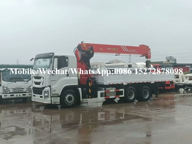 Crane montada en camión Isuzu (13) ISUZU Truck Mounted Crane (13)