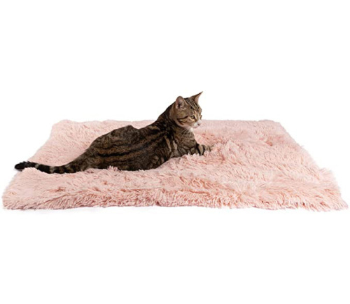 Hign Quality Long Faux Fur Plush Pet Bed