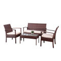 4pc Rattan Sofa Möbel Set