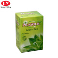 Scatole di imballaggio di carta a buon mercato per tè verde
