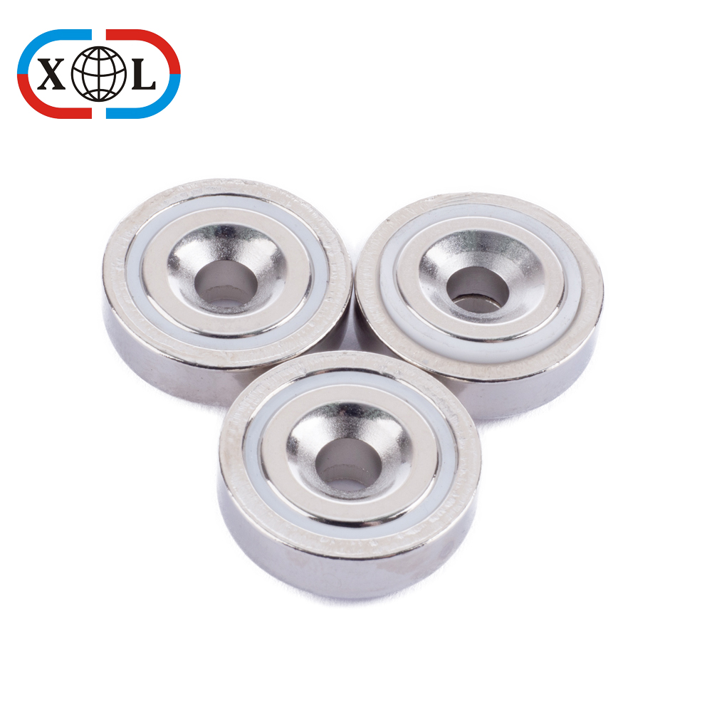 Nickel Neodimium Magnet with Screw Hole