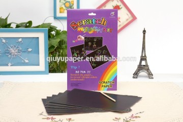 Scratch art paper kids painting