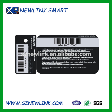 Abnormity Plastic Barcode Card non standard size Irregular Card