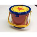 Plastic cartoon circular storage box