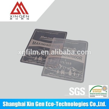 Shanghai TPU clothing label printed film