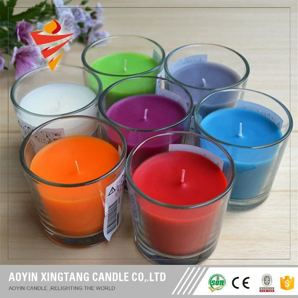 Hot Selling Paraffin Wax Glass Jar Candle