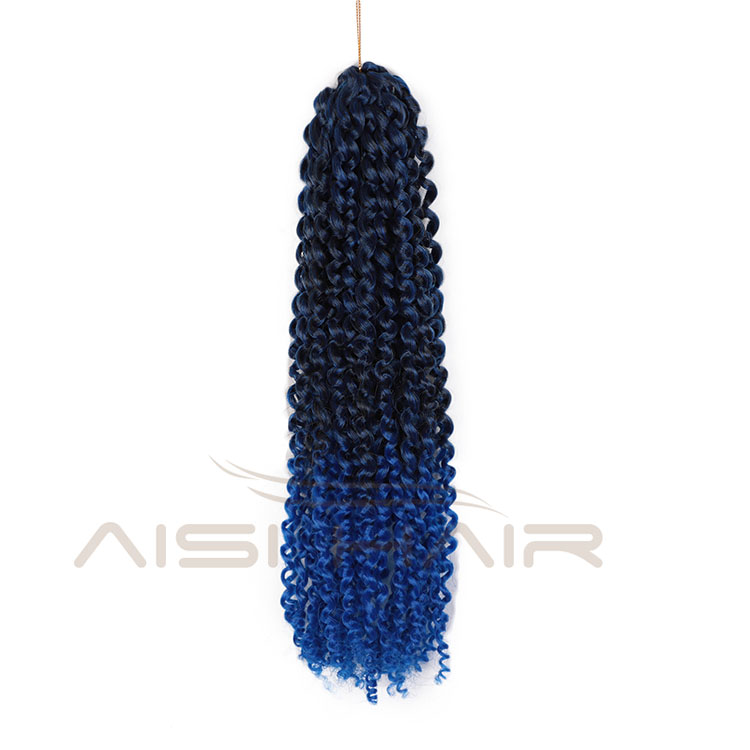 Aisi Hair Afro Curly Multi Ombre Color Synthetic Marly Braiding Hair Extensions Crochet Hairpiece Braids For Black Women