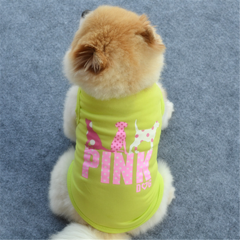 Pet Clothing Summer Breathable for Dogs Cool Polyester Vest Dog Clothes Vest Wholesale