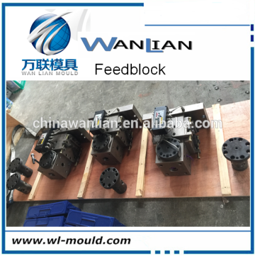 WL mould co-extrusion multi-layer coextrusion distributor coextrusion feedblock for plastic sheet/film /plate die head