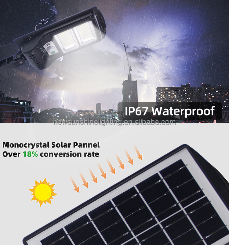 high lumens 120W street lights solar waterproof solar led street lights aluminum alloy IP67 IP65