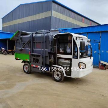 Electrical Four-wheeled Side-mounted Garbage Truck