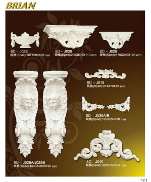 European PU wall trims/2014 fashion hotel decor