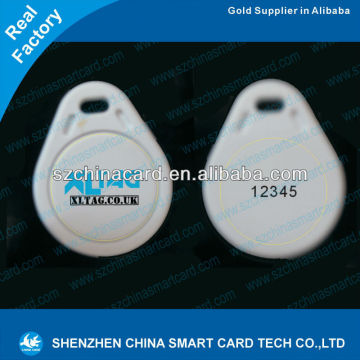 Contactless ABS RFID Smart Key Fobs