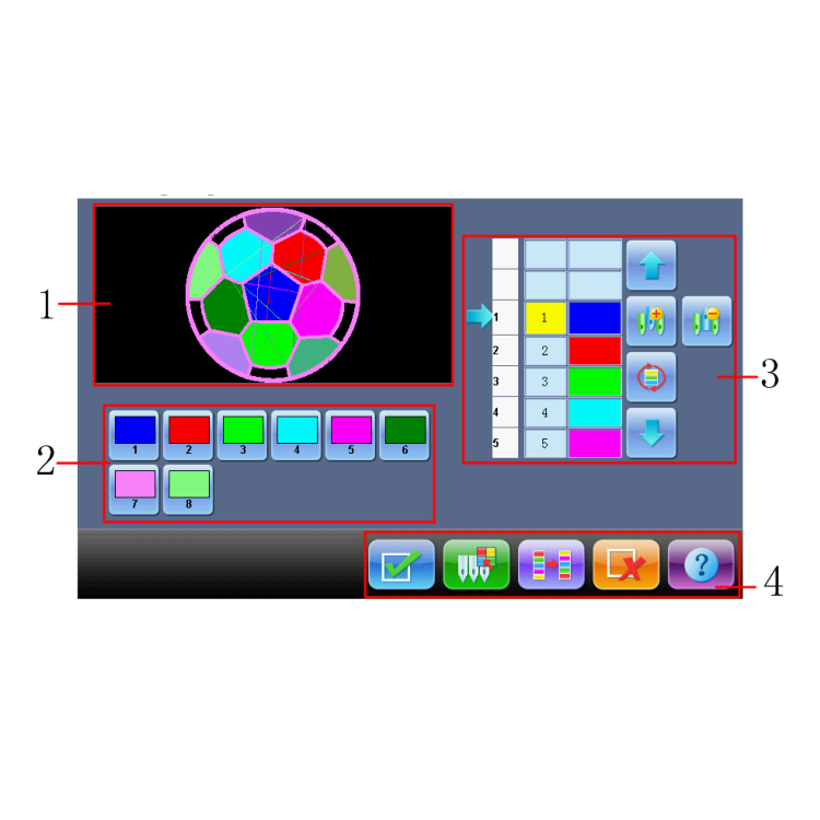 Dahao 285A Embroidery Software operating system