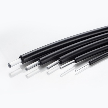 Fibra óptica pmma de 3,0 mm con chaqueta negra