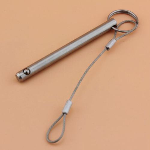 5/16 Stainless Steel Detent Pin with Lanyard