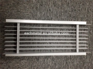 Aluminum air floor vent grilles