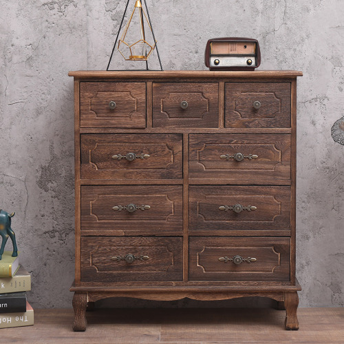 Industrial Vintage Furniture Chest Drawers Nordic