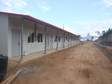 Steel Sandiwch Panel Prefab House Good Insulation