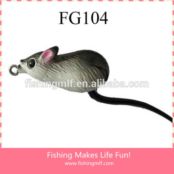 FG104 5cm/ 10g Top Water Soft Plastic Fishing Lure mouse!