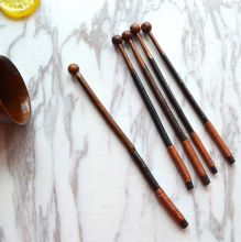 wooden long coffee stir stick bar stirrer