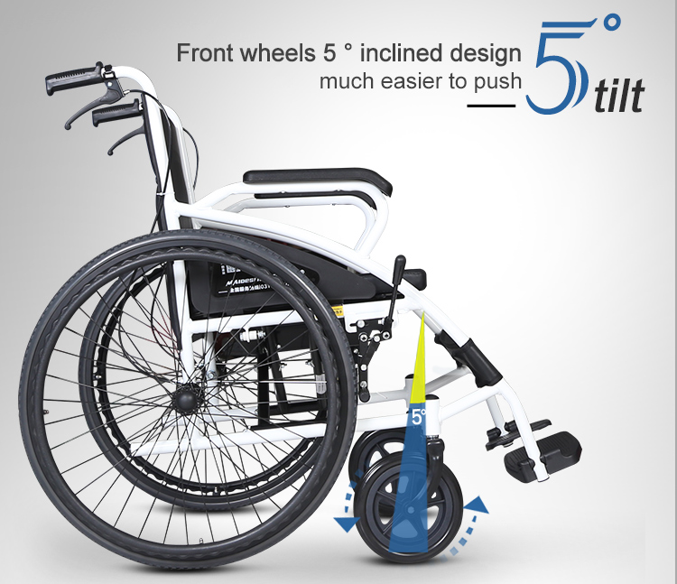 Fabrikspris maidesite billig pris vikbar sjukhus rullstol