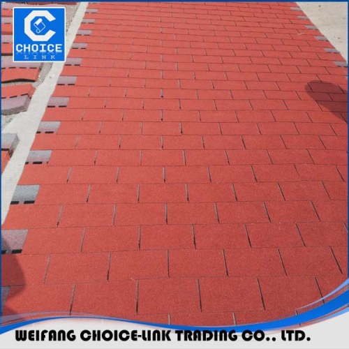 colorful fiberglass reinforced asphalt shingle roof tile