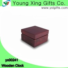 slap-up and square wooden table clock for gifts