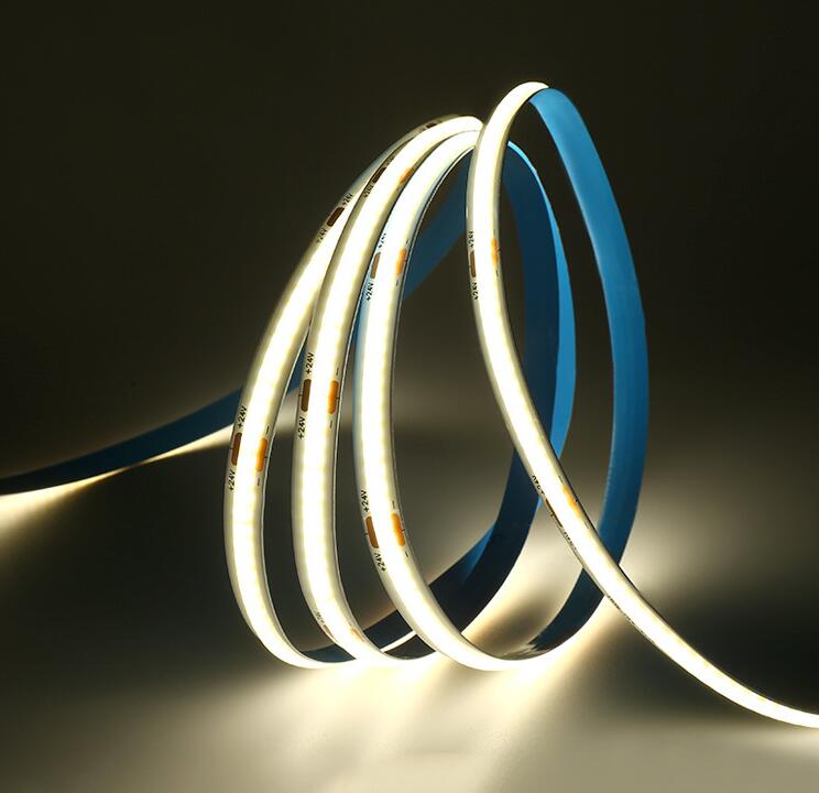 Competitive Price LED Light Bar Warm Cool White CRI90 14W 480leds Led Tape Light COB LED strip PCB 8mm 10mm