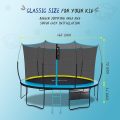 14FT Recreational Trampoline Green