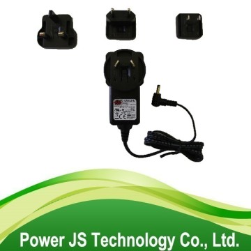 medical adaptor dc 5v 3a interchangeable plug ac adapter