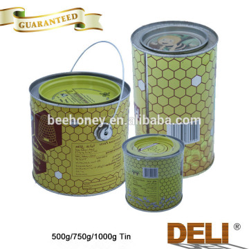 750g tin packed raw flowers bee honey