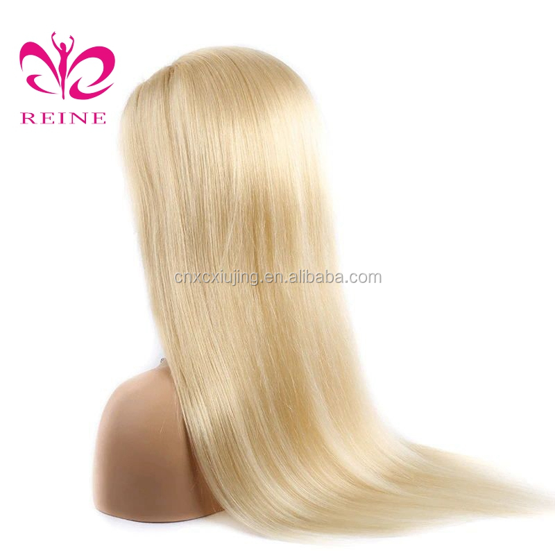 Reine 13x4 Lace Frontal 613 Straight  Wigs 613 Blonde Malaysian Lace Front Human Hair Wigs Blonde 613 Short Bob Lace Wigs