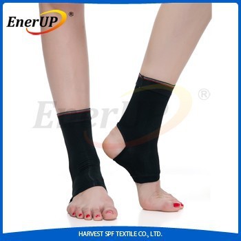 Copper infused compression ankle support sleeves