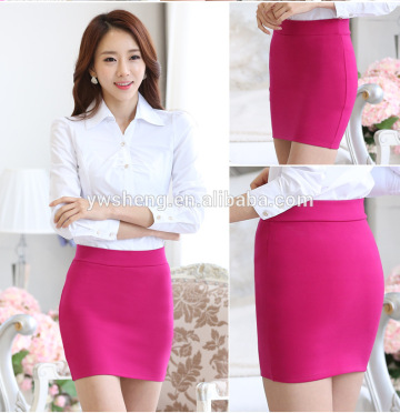 Wholesale office lady skirt, formal women skirt,solid color women pencil skirt