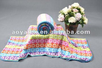 blanket factory china polar fleece baby blanket applique