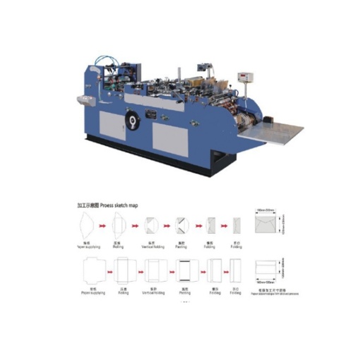 Machine de fabrication d'enveloppes de style occidental