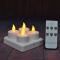 Rechargeable Flameless Tea Lights With Remote Control