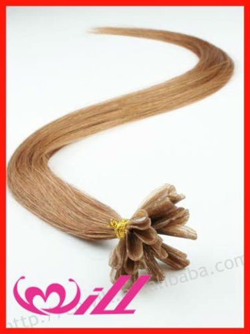 Fashionable Remy Virgin Brazilian Hair Brazilian Hair Nail Tip Hair Extension