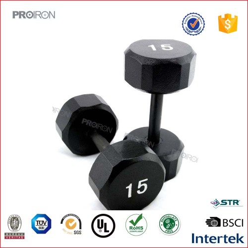 Manufacture Wholesale 15 LB ECO patent olympic dumbbell barbell crossfit