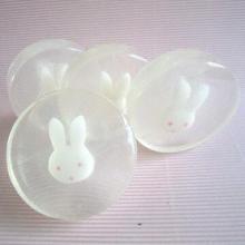 Handmade Transparent Soaps of Embedded Rabbit Shape