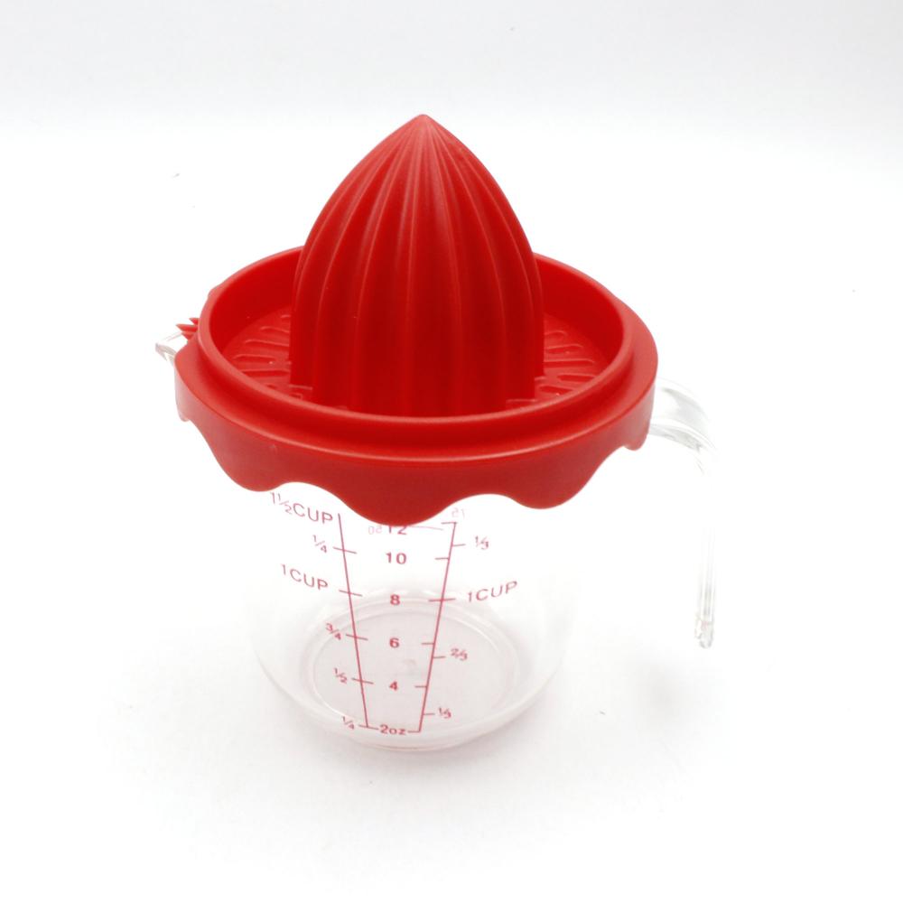 Multifunction Plastic Lemon Squeezer with Measuring Cup