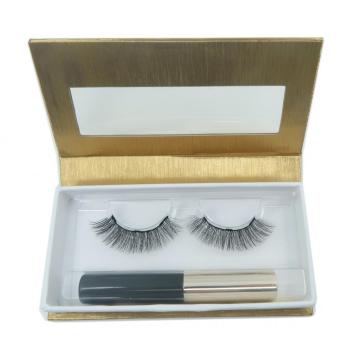 Magnetic eyeliner natural long false lashes