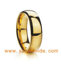 18k gold plated tungsten rings