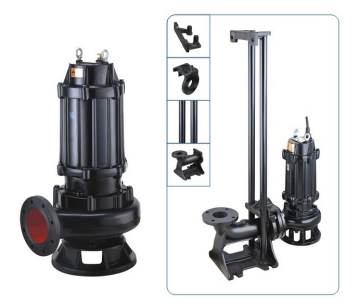 Quick Coupled Guide Rail Underwater Submersible Effluent Pump for Dewatering