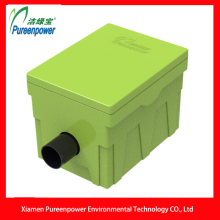 Green Plastic Manual Grease Interceptor P-T5 for Household Kitchen Waste Water Treatment