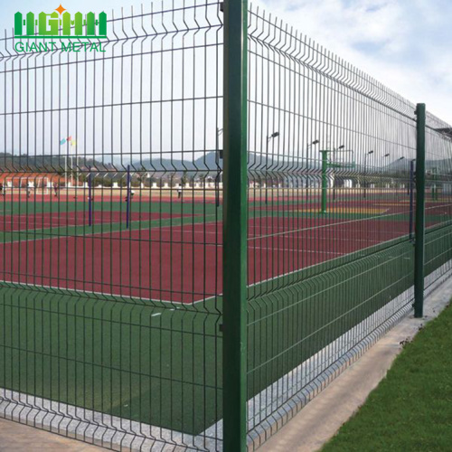 Home Metal Triangle Curved Wire Mesh Garden Pagar